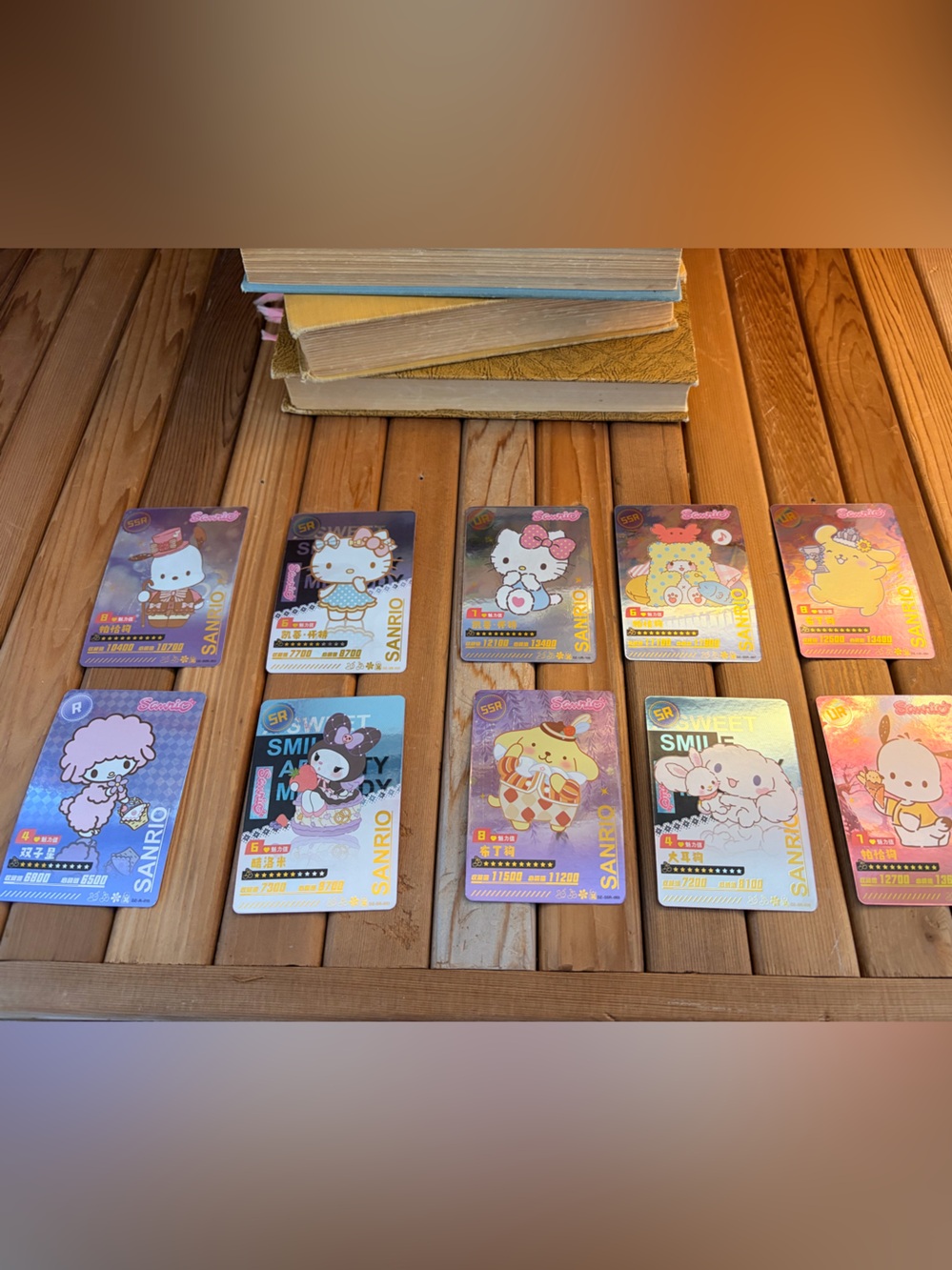 Sanrio Holographic Trading Card (10) Hello Kitty Pochacco, Kuromi & Friends